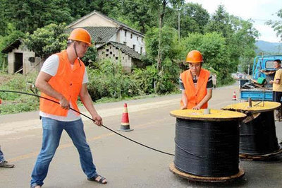 坚守生命线 池州移动一线抢修光缆，力保防汛通信畅通